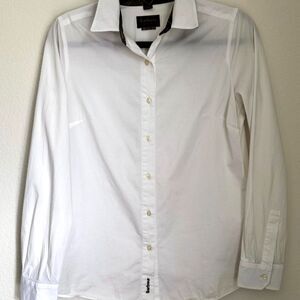 Barbour Classic Tartan White Button-Down Shirt (Women’s)